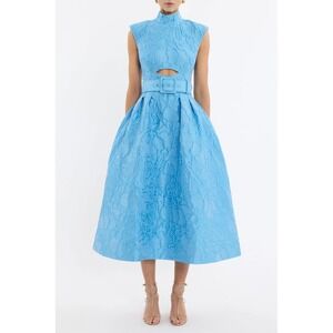 Rebecca Vallance "Aegir" Cut-Out Belted Midi Dress – AU 8 (US 4) MSRP $895 NWT
